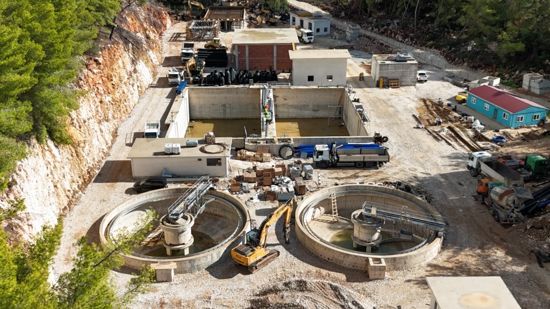 WWTP Himarë, sewerage system, pumping stations, wastewater treatment plant, marine outfalls for Himarë and Orikum