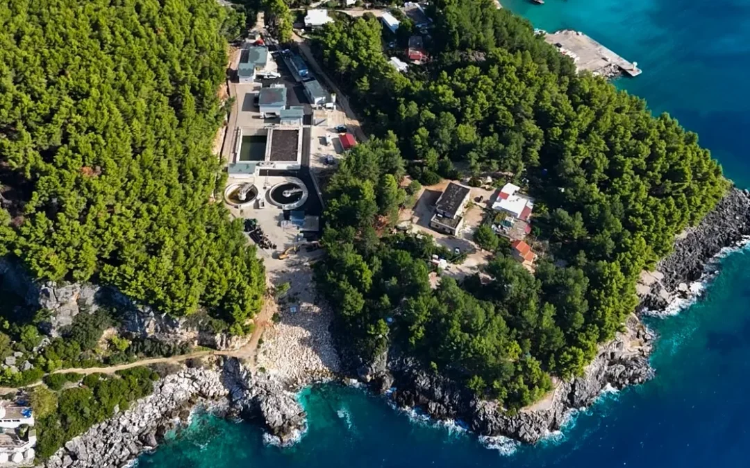 WWTP Himarë, sewerage system, pumping stations, wastewater treatment plant, marine outfalls for Himarë and Orikum